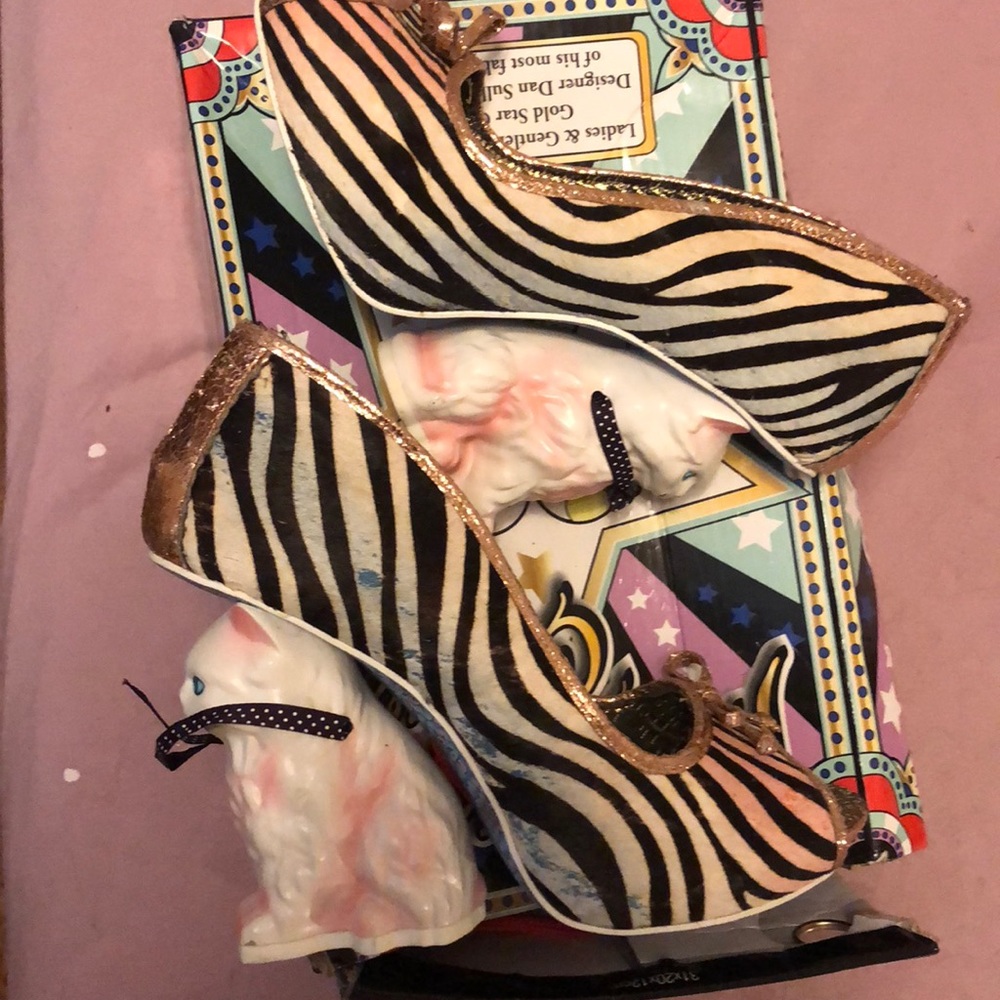 Irregular Choice cat heel size 9